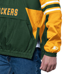 Green Bay Packers Starter Prospect Half-Zip Pullover - Green - NFL