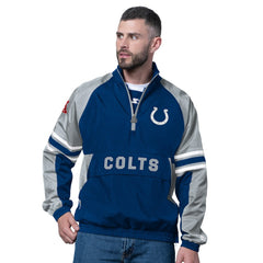 Indianapolis Colts Starter Prospect Half-Zip Pullover - Royal - NFL