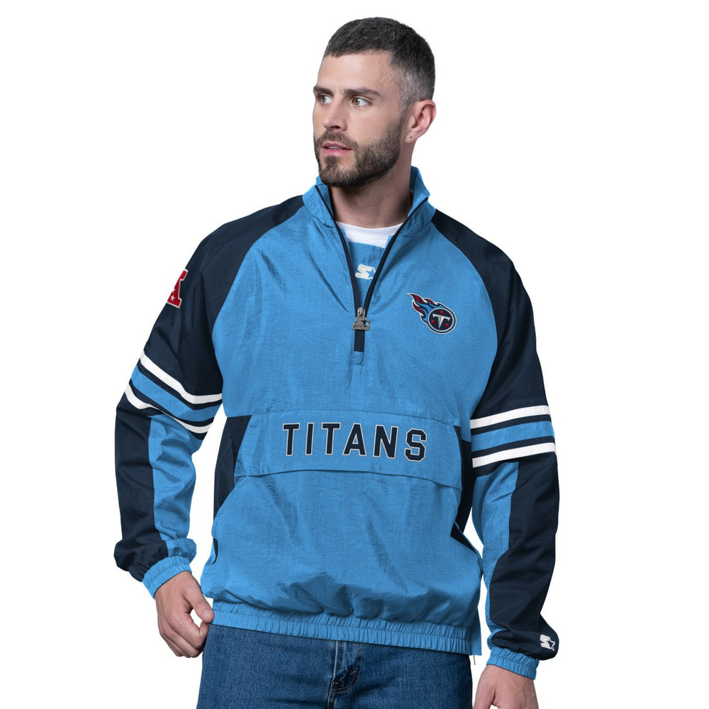 Tennessee Titans Starter Prospect Half-Zip Pullover - Light Blue - NFL