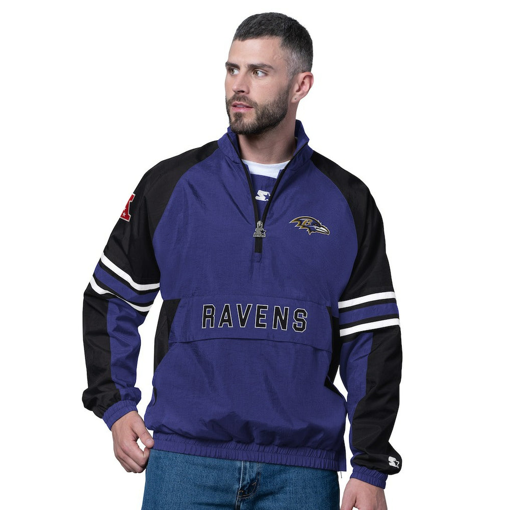 Baltimore Ravens Starter Prospect Half-Zip Pullover - Purple - NFL