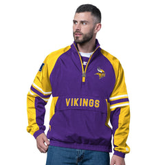 Minnesota Vikings Starter Prospect Half-Zip Pullover - Purple - NFL