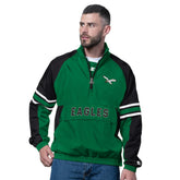 Philadelphia Eagles Starter Vintage Logo Prospect Half-Zip Pullover - Kelly Green - NFL