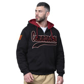 Washington Commanders Starter Big Shot Full-Zip Double Hoodie - Black - NFL