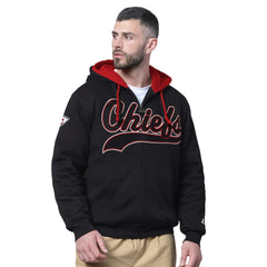 Kansas City Chiefs Starter Big Shot Full-Zip Double Hoodie - Black - NFL