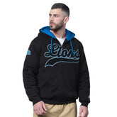 Detroit Lions Starter Big Shot Full-Zip Double Hoodie - Black - NFL