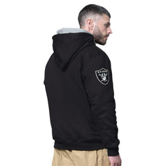 Las Vegas Raiders Starter Big Shot Full-Zip Double Hoodie - Black - NFL