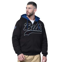 Buffalo Bills Starter Big Shot Full-Zip Double Hoodie - Black - NFL