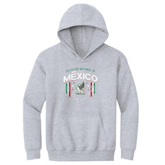 Mexico National Team 500 Level Youth 1923 Pullover Hoodie Gray