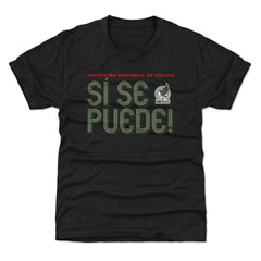 Mexico National Team 500 Level Youth Si Se Puede Inline Bold T-Shirt Black