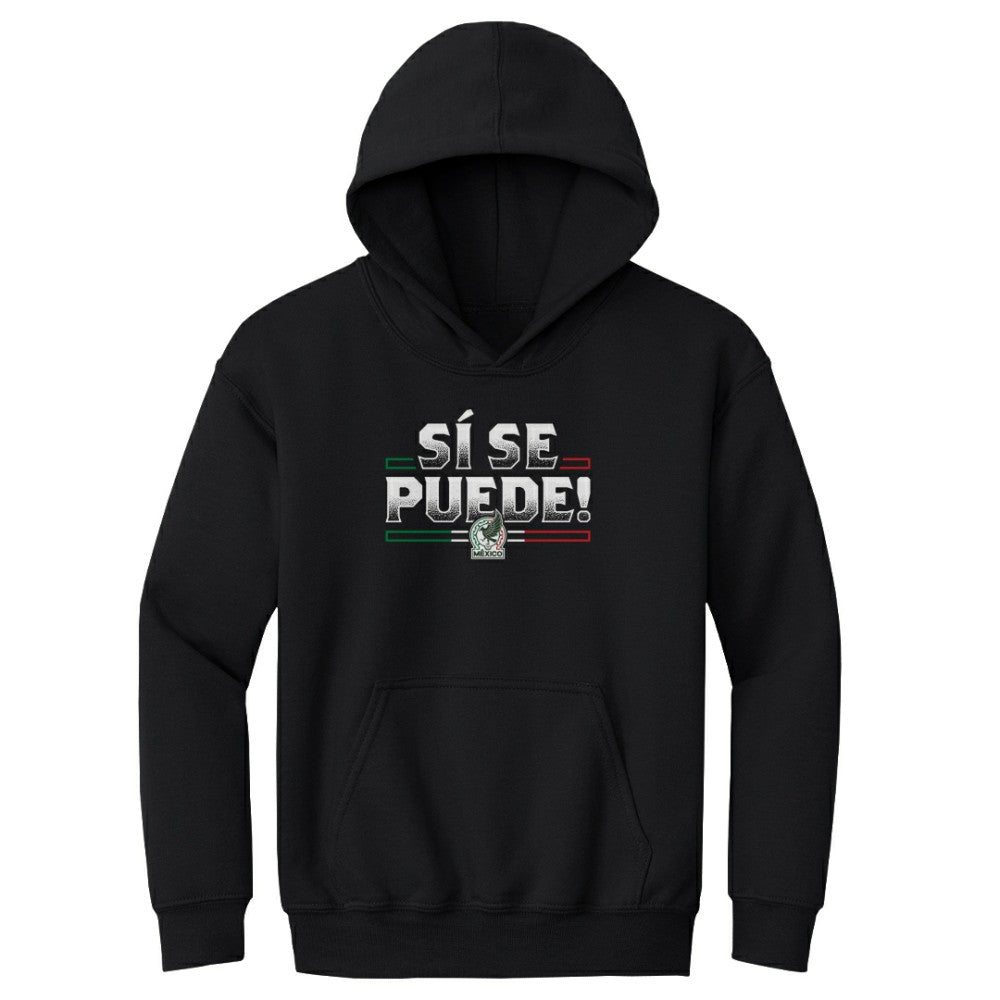 Mexico National Team 500 Level Youth Si Se Puede Pullover Hoodie Black