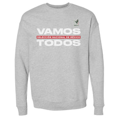 Mexico National Team 500 Level Vamos Todos Crewneck Sweatshirt Heather Gray