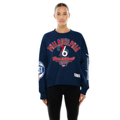 New Era Philadelphia 76ers Women's 2025/26 City Edition Sweatshirt Navy