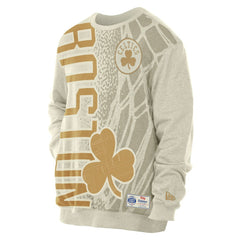 New Era Boston Celtics 2025/26 City Edition Sweatshirt Tan