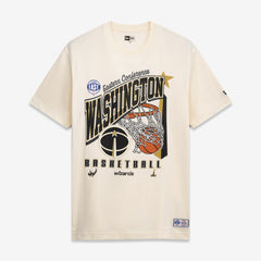 New Era Washington Wizards Oversized City Edition Remix Vintage T-Shirt Cream