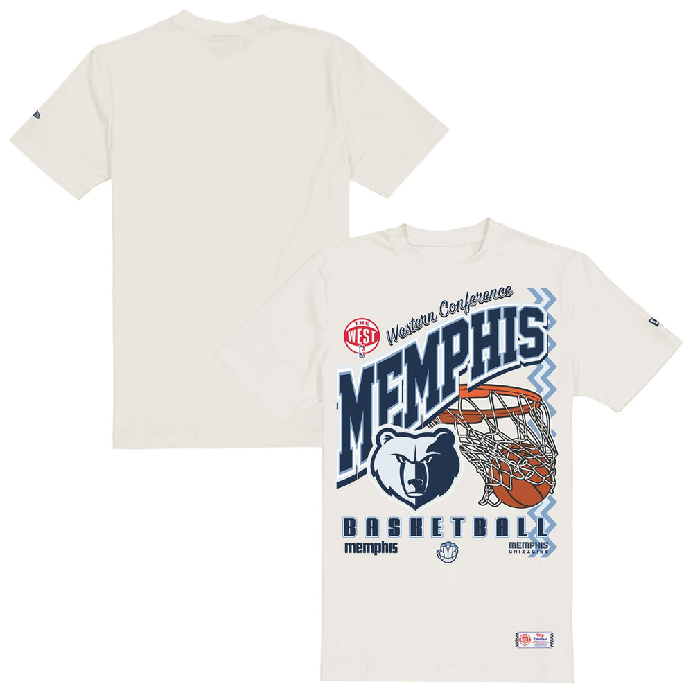 New Era Memphis Grizzlies Oversized City Edition Remix Vintage T-Shirt Cream