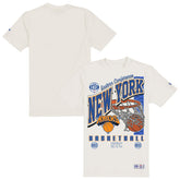 New Era New York Knicks Oversized City Edition Remix Vintage T-Shirt Cream