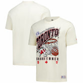 New Era Toronto Raptors Oversized City Edition Remix Vintage T-Shirt Cream