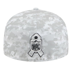 Philadelphia Eagles New Era 2025 Salute to Service Fan Pack 59FIFTY Fitted Hat - White - NFL