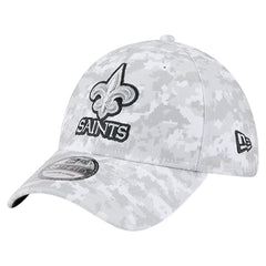 New Orleans Saints New Era 2025 Salute to Service Digital Camo Fan Pack 39THIRTY Flex Hat - White - NFL