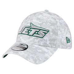 New York Jets New Era 2025 Salute to Service Digital Camo Fan Pack 39THIRTY Flex Hat - White - NFL
