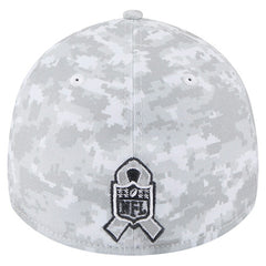 New York Jets New Era 2025 Salute to Service Digital Camo Fan Pack 39THIRTY Flex Hat - White - NFL