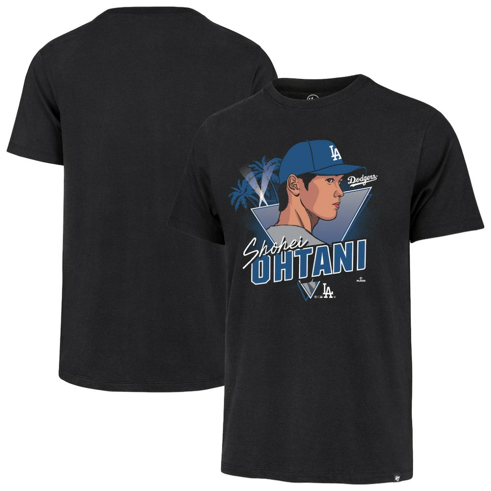 Shohei Ohtani Los Angeles Dodgers '47 Player Caricature Franklin T-Shirt Outlet
