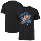 Shohei Ohtani Los Angeles Dodgers '47 Player Caricature Franklin T-Shirt Outlet