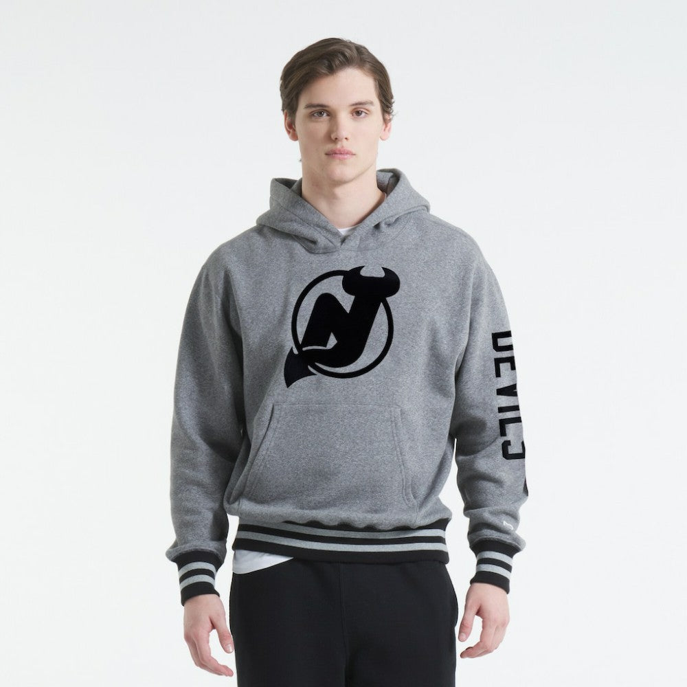 New Jersey Devils Todd Snyder Pullover Hoodie - Dark Heather Gray | NHL Clearance