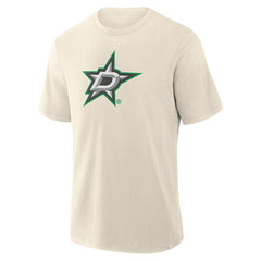 Dallas Stars Fanatics Stadium Slub T-Shirt - Cream | Fanatics Lifestyle