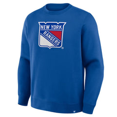 New York Rangers Fanatics Essential Legacy Sweatshirt - Blue | Fanatics Lifestyle