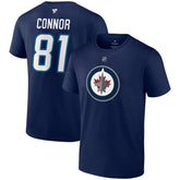 Kyle Connor Winnipeg Jets Fanatics Authentic Stack Name & Number T-Shirt - Navy | Fanatics on sale