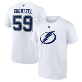 Jake Guentzel Tampa Bay Lightning Fanatics Authentic Stack Name & Number T-Shirt - White | Fanatics near me