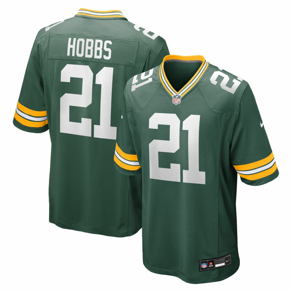 Nate Hobbs Green Bay Packers Team Game Jersey - Green - Nike