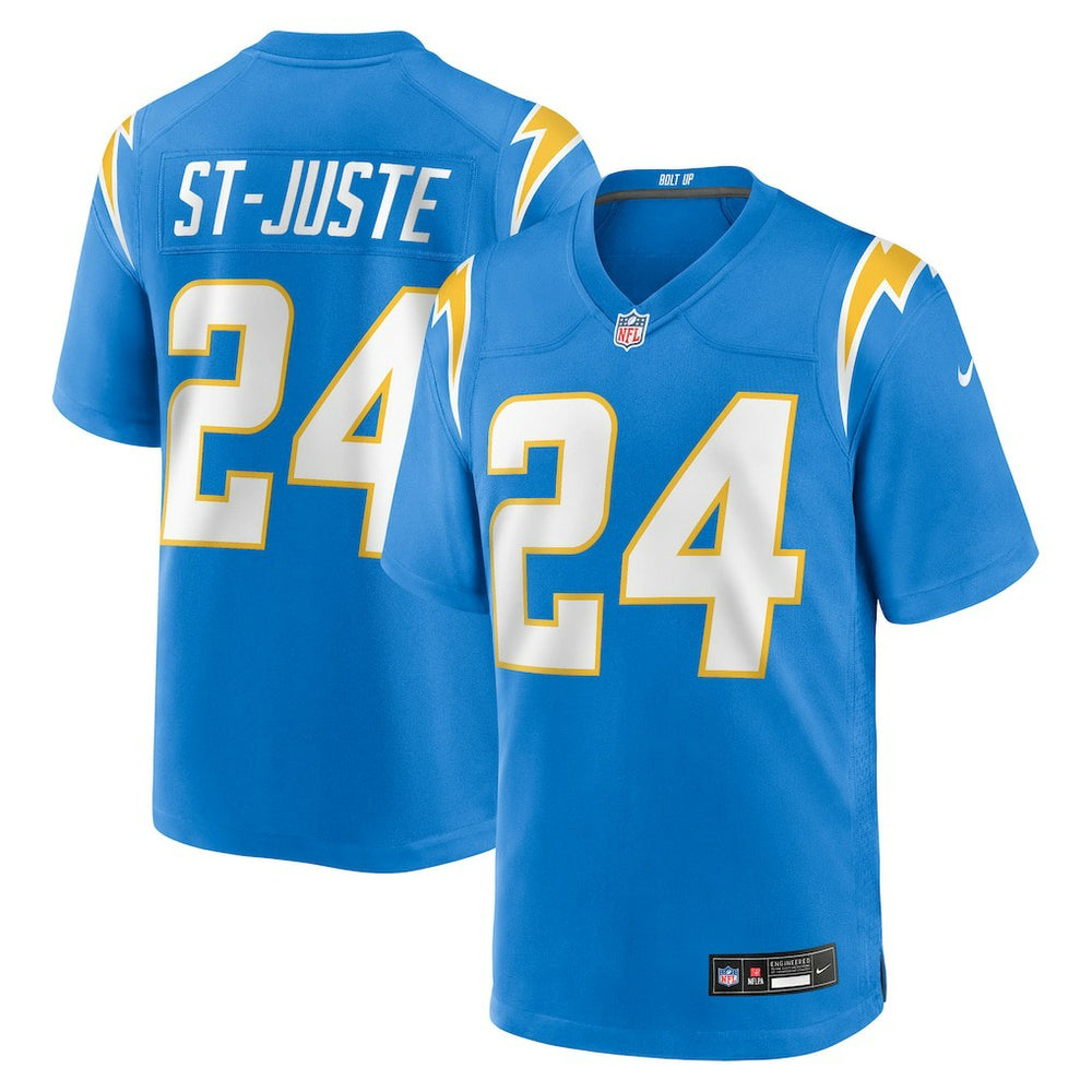 Benjamin St-Juste Los Angeles Chargers Team Game Jersey - Powder Blue - Nike