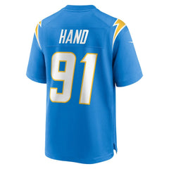 Da'Shawn Hand Los Angeles Chargers Team Game Jersey - Powder Blue - Nike