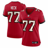 Charlie Heck Tampa Bay Buccaneers Women's Team Game Jersey - Red - Nike
