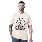 Dallas Cowboys MSX by Michael Strahan Whiteout Vintage T-Shirt - White - NFL