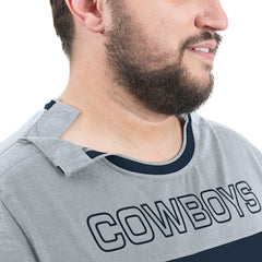 Dallas Cowboys G-III Sports by Carl Banks Adaptive Outlast Long Sleeve T-Shirt - Navy/Silver - NFL