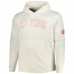 Detroit Red Wings Fanatics Big &Tall Stitch Hoodie - Cream | Fanatics Clearance