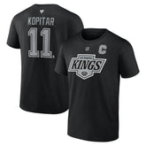 Anze Kopitar Los Angeles Kings Fanatics Authentic Stack Name & Number T-Shirt - Black | Fanatics on sale
