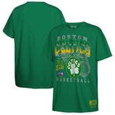 Mitchell & Ness Boston Celtics Youth 2025 NBA Playoffs Retro Monumental T-Shirt Kelly Green