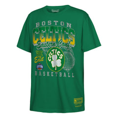 Mitchell & Ness Boston Celtics Youth 2025 NBA Playoffs Retro Monumental T-Shirt Kelly Green