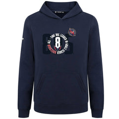 Alexander Ovechkin Washington Capitals Levelwear Youth NHL All-Time Leading Goal Scorer Milestone Name & Number Podium Pullover Hoodie - Navy | NHL Clearance