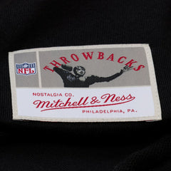 Pittsburgh Steelers Women's Cropped Long Sleeve Rugby Polo - Black - Mitchell & Ness