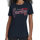 Cleveland Guardians Starter Women's Groovy Script Team Fitted T-Shirt Discount