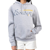 Milwaukee Brewers Starter Women's Groovy Script Team Fleece Pullover Hoodie Discount