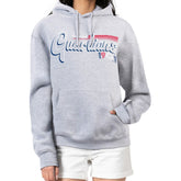 Cleveland Guardians Starter Women's Groovy Script Team Fleece Pullover Hoodie Outlet