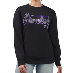 Arizona Diamondbacks Starter Women's Groovy Script Team Fleece Pullover Sweatshirt Outlet
