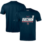 Alexander Ovechkin Washington Capitals Levelwear NHL All-Time Leading Goal Scorer Milestone Name & Number Richmond T-Shirt - Navy | NHL discount