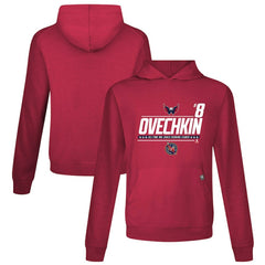 Alexander Ovechkin Washington Capitals Levelwear NHL All-Time Leading Goal Scorer Milestone Name & Number Relay Pullover Hoodie - Red | NHL near me